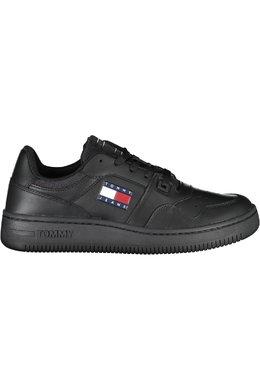 Tommy Hilfiger: Чёрные кроссовки 