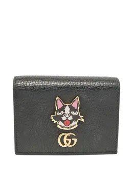 Gucci Pre-Owned: Чёрный кошелёк 