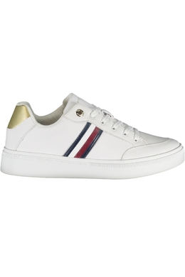 Tommy Hilfiger: Белые кроссовки 