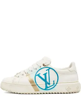 Louis Vuitton Pre-Owned: Белые кроссовки 