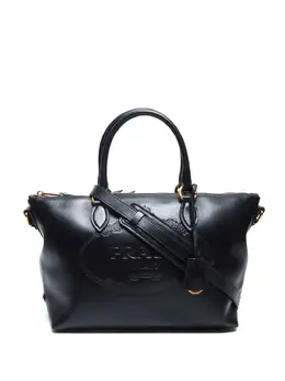Prada Pre-Owned: Чёрная сумка-шоппер 