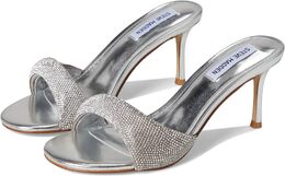Steve Madden: Серебристые сандалии 