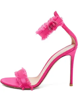 Gianvito Rossi: Розовые босоножки 