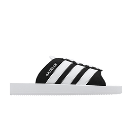 Adidas: Чёрные шлёпанцы  Gazelle