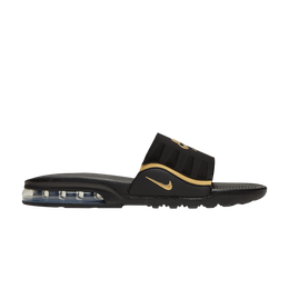 Nike: Чёрные шлёпанцы  Air Max
