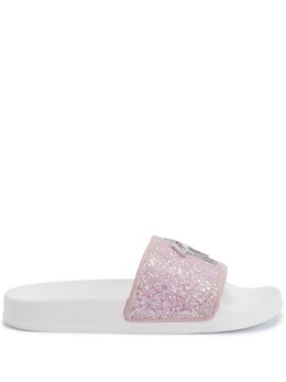 Giuseppe Zanotti: Розовые шлёпанцы  Brett