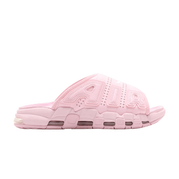 Nike: Розовые шлёпанцы  Air More Uptempo