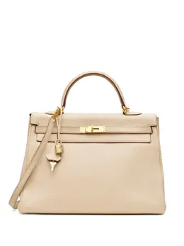 Hermès Pre-Owned: Бежевая сумка-шоппер 