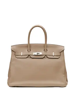 Hermès Pre-Owned: Коричневая сумка-шоппер 