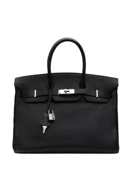 Hermès Pre-Owned: Чёрная сумка-шоппер 