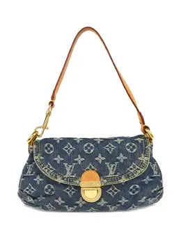 Louis Vuitton Pre-Owned: Голубой клатч 
