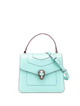 Bvlgari Pre-Owned: Голубая сумка на руку 