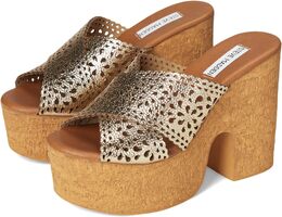 Steve Madden: Золотые сандалии 