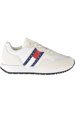 Tommy Hilfiger: Белые кроссовки 