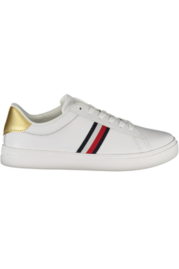 Tommy Hilfiger: Белые кроссовки 