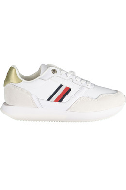 Tommy Hilfiger: Белые кроссовки 