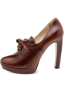 Prada Pre-Owned: Коричневые ботинки 