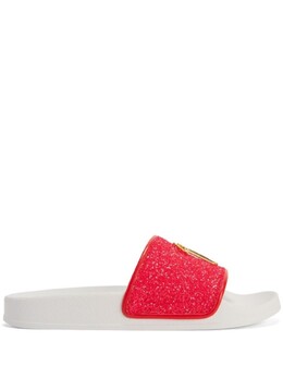 Giuseppe Zanotti: Розовые шлёпанцы  Brett