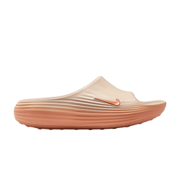 Nike: Розовые шлёпанцы 