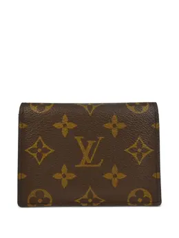 Louis Vuitton Pre-Owned: Коричневый картхолдер 