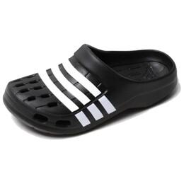 Adidas: Чёрные сабо 