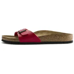Birkenstock: Красные шлёпанцы 