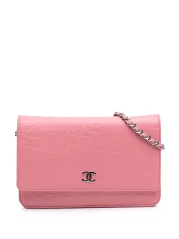 CHANEL Pre-Owned: Розовый кошелёк 