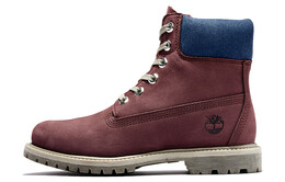 Timberland: Красные ботинки 