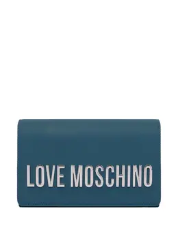 Love Moschino: Голубой клатч 