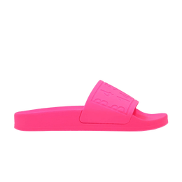 MM6 Maison Margiela: Розовые шлёпанцы 