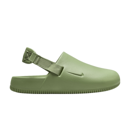 Nike: Зелёные сабо 
