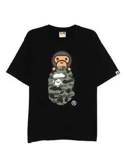 A BATHING APE®: Чёрная футболка 