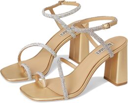 Badgley Mischka: Золотые сандалии 