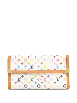 Louis Vuitton Pre-Owned: Белый кошелёк 