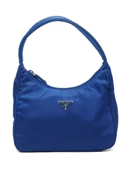 Prada Pre-Owned: Голубая сумка 