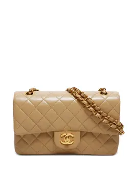 CHANEL Pre-Owned: Бежевая сумка 