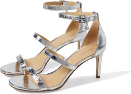 MICHAEL Michael Kors: Серебристые сандалии 