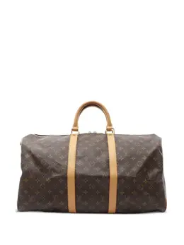 Louis Vuitton Pre-Owned: Коричневый чемодан 