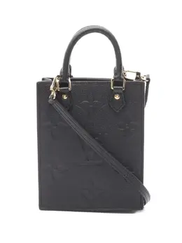 Louis Vuitton Pre-Owned: Чёрная сумка-шоппер 