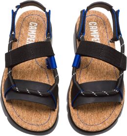 Camper: Чёрные сандалии  Oruga