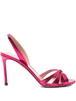 Aquazzura: Розовые сандалии 