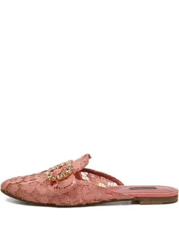 Dolce & Gabbana Pre-Owned: Розовые сабо 