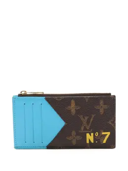 Louis Vuitton Pre-Owned: Коричневый картхолдер 