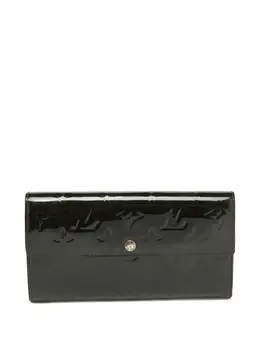 Louis Vuitton Pre-Owned: Чёрный кошелёк 