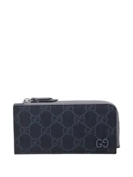 Gucci: Чёрный картхолдер  GG