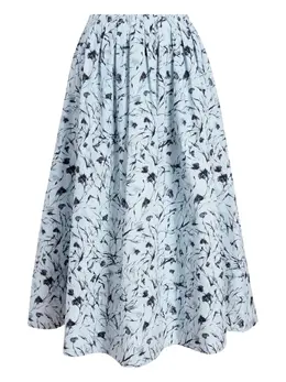Proenza Schouler White Label: Юбка с растительным принтом 