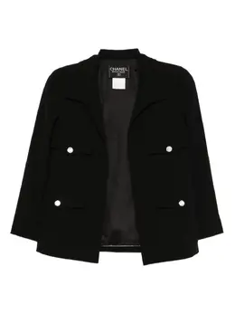 CHANEL Pre-Owned: Синяя куртка 