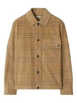 Burberry: Бежевая рубашка 