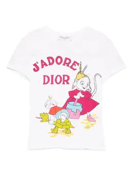 Christian Dior Pre-Owned: Белая футболка 