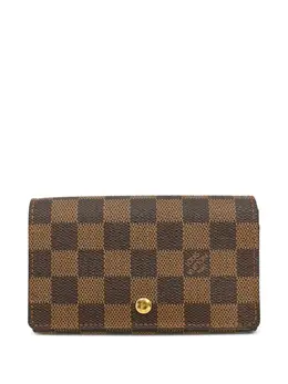 Louis Vuitton Pre-Owned: Тёмный кошелёк 